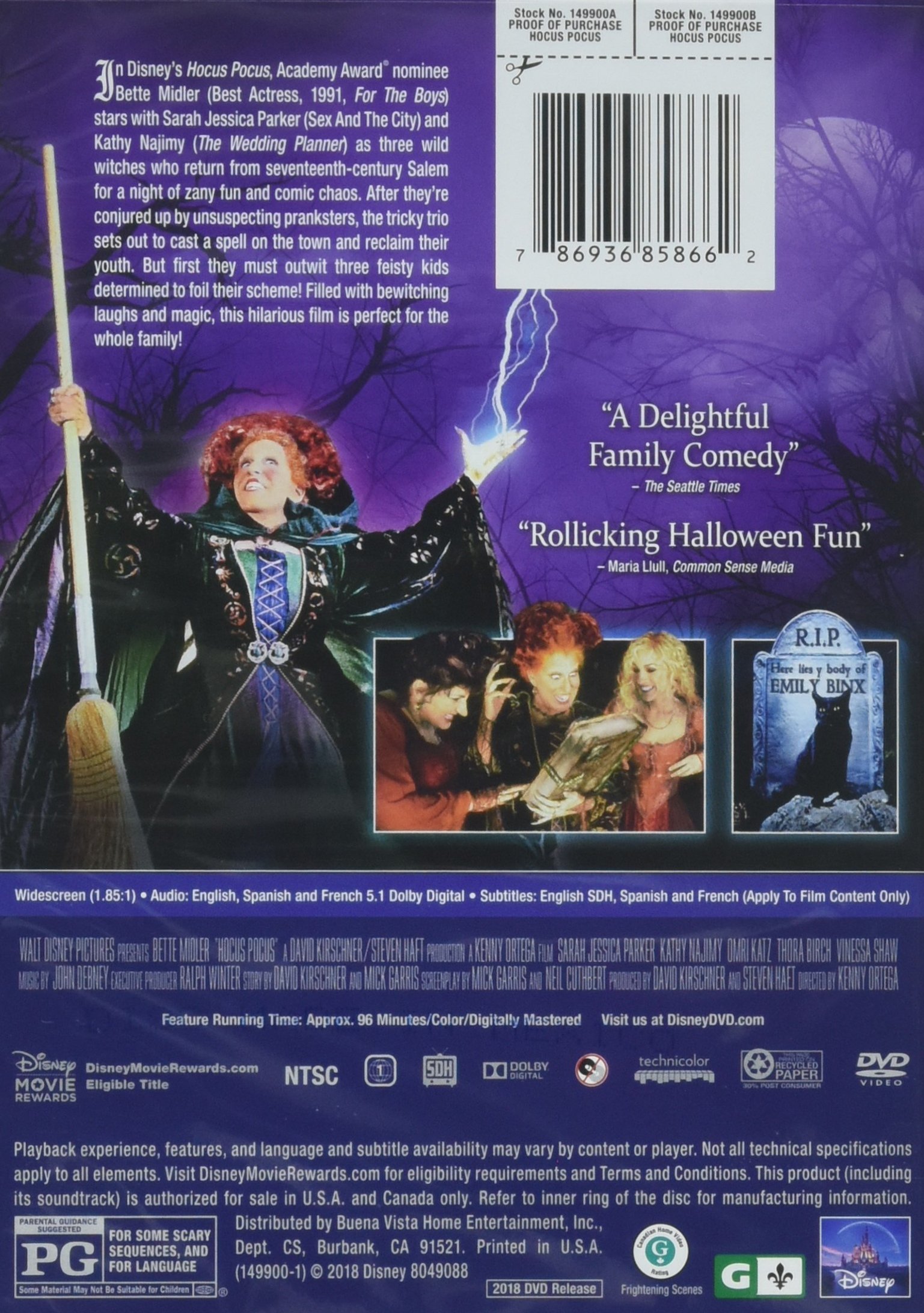 Hocus Pocus (DVD) 25th Anniversary Edition - image 2 of 2