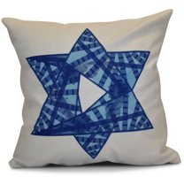 Simply Daisy Star Mosaic Geometric Print Outdoor Pillow