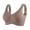 Coffee, variant on Push Up Bra for Women – Strapless Halter Minimizer Tube Top Women's Comfortable And Sexy Transparent Shoulder Strap Cordless Backless Spongeless With Convertible Shoulder Straps