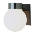 thumbnail image 1 of Trans Globe Lighting 4800 BK Traditional One Wall Lantern Outdoor-Post-Lights, 7-Inch, Black, 1 of 1