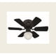 thumbnail image 2 of Ventilador Decorativo Iluminación Luz Vic Petit 2-Chocolate Innovador, 2 of 2