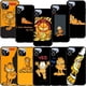 thumbnail image 2 of Compatible Con iPhone 11 12 Pro Max mini Funda Suave De Silicona TPU SY19 Garfield Imán, 2 of 4
