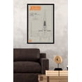 thumbnail image 2 of 24X36 Star Wars: The Force Awakens - X-Wing Wall Poster, 24" x 36", Framed, 2 of 2
