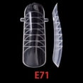 thumbnail image 1 of Transparent Crystal Nail Mold With Scale for Nail Extension Manicure Glue Number 10, 1 of 2