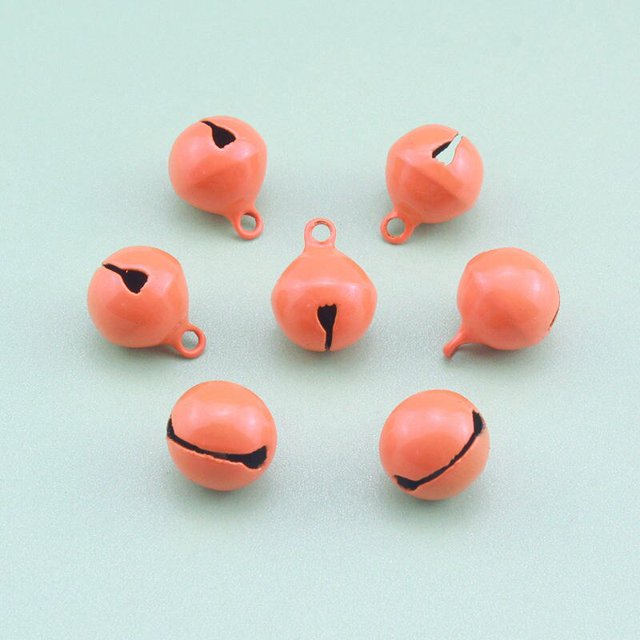 Cascabel de cuentas sueltas para fiesta de Navidad, cascabel de Metal para manualidades, decoración DIY, hacer pendientes, colgantes, Material, 15 piezas