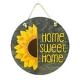 thumbnail image 2 of Front Door Hanging,Sunflower Welcome 3D Door Hanger Funny Door Hanger Farmhouse Door Hanger Rustic Welcome Sign Spring Festival Wooden Hanging Sign, 2 of 8