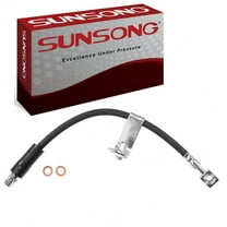 Sunsong Front Left Brake Hydraulic Hose compatible with Pontiac G6 2005-2010