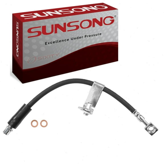 Sunsong Front Left Brake Hydraulic Hose compatible with Pontiac G6 2005-2010