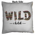 thumbnail image 2 of PKQWTM Wild Child Reversible Mermaid Cushion Cover Home Decor Sequin Pillow Case Size 18x18 inches, 2 of 2
