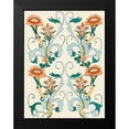 thumbnail image 2 of McCavitt, Naomi 12x14 Black Modern Framed Museum Art Print Titled - Nouveau Floral Pattern II, 2 of 5