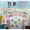 Soho Silky Butterflies and Friends Baby Crib Nursery Bedding Set