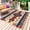 DarkRed SteelBlue, variant on Retro Boho Outdoor Rug 5x7 Ft - Reversible Patio Rug Outdoor Camping Rugs, Rustic Abstract Geometric Farmhouse Aesthetic Indoor Outdoor Area Rugs, Non-Slip Outdoor Carpet Runner for Deck/Porch