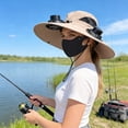thumbnail image 5 of Kugisaki Summer Bucket Hat Sun Hat with Fans Solar Power & USB Charging Fishing Essentials for Women Men Camping Hiking Beach Gardening, 5 of 6