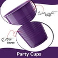 thumbnail image 2 of Exquisite Gobelets Jetables 12 oz - 300 Gobelets en Plastique Robustes - Violet, 2 of 9