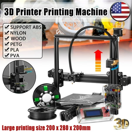 TEVO® Tarantula Prusa I3 DIY 3D Printer Kit With Auto Leveling Sensor 200x280x200mm Large Printing Size 1.75mm 0.4mm Nozzle With 2x 0.25kg