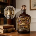 thumbnail image 5 of 250th Anniversary Whiskey Bottle and Glass Set, USA Patriotic Commemorative for Father's Day, Liquor Gift, 9.8x7.9x5.9in, 5 of 6
