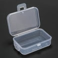 thumbnail image 2 of Polypropylene(PP) Bead Storage Container Mini Storage Containers Boxes with Hinged Lid Rectangle Clear 6.8x4.5x2.1cm Inner Size: 6.4x4.1cm, 2 of 4