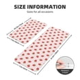thumbnail image 2 of Honeii Strawberry Print Kitchen Mat [2 PCS] for Floor, Waterproof Non-Slip Rugs, Kitchen Decor,Standing Mat for Floor,Office, Sink, Laundry, 2 of 6