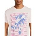 thumbnail image 4 of Sonic the Hedgehog Men's and Big Men's Graphic Tee Shirt, 2 Pack, Sizes S-3XL, 4 of 5