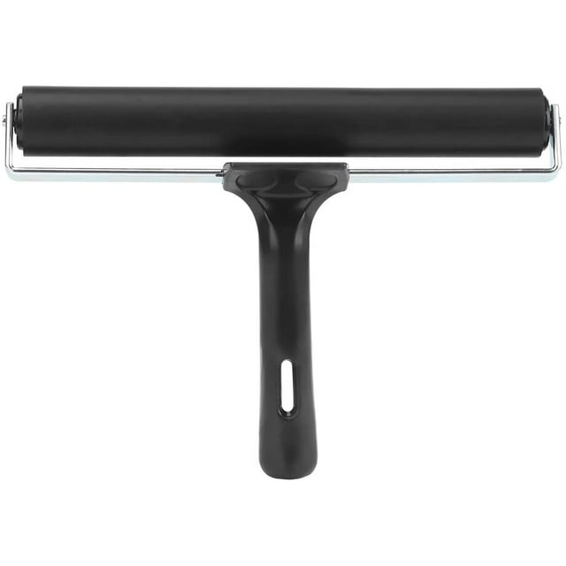 Brayer de goma suave de 7,8 pulgadas, rodillo Brayer de goma, aplicador de tinta, herramienta de pintura al óleo artesanal, 2 uds. oso de fresa Electrónica