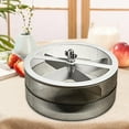 thumbnail image 6 of Esquirla Rotating Snack Serving Tray Snack Container Home Decor Appetizer Plate Dried Fruit Tray for Candy Dessert Nuts Fruits Cookies white double layer, 6 of 8