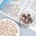 thumbnail image 6 of DIY 280g/box 10x10x3mm Square Mosaic Tiles Mosaic Glass Mirror Tiles Pieces for Home Decoration DIY Crafts Making PeachPuff DIY, 6 of 9