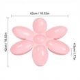 thumbnail image 2 of LUOBENSTAR Petal Shape Multi Cat Feeding Bowl,Shallow Compartments for Kittens Puppies Small Breeds and Stray Cat Daily Feeding Supplies, 2 of 6
