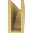 thumbnail image 4 of 5"W x 30"D x 10"H Thin Moab Rough Cedar Woodgrain TimberThane Corbel, Primed Tan, 4 of 6