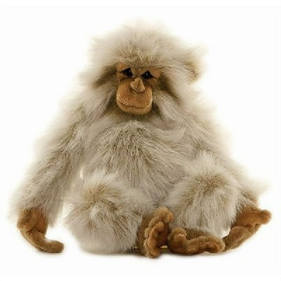 Handcrafted Cuddlers Set of 4 Handcrafted Plush Snow Monkey Stuffed Animals 9.5"
