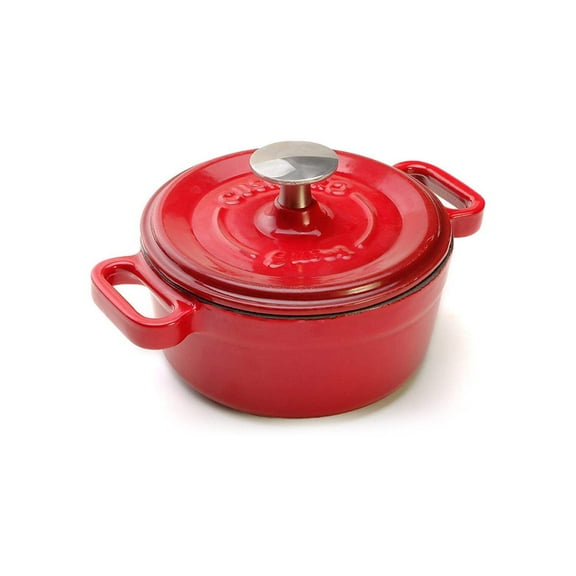 Red Cast Iron Mini Cocotte