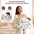 thumbnail image 3 of Almohada de Lactancia Momcozy con Posicionador Corporal y Barrera de Seguridad 72x46x20 cm, 3 of 9