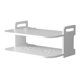 thumbnail image 2 of Caja de Almacenamiento Multifuncional para Enrutador, Gestión de Cables, Almacenamiento de TV, Diseño Hueco de Pared , Soporte para Cables, Par 30 centimetros Baoblaze Caja de almacenamiento del estante del enrutador, 2 of 8