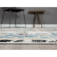 thumbnail image 3 of Abani Azure Collection Medallion Faded Teal Blue Persian Area Rug 5'3" x 7'6" 5' x 8', 3 of 5
