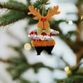 thumbnail image 1 of Adornos navideños, adornos navideños, regalos navideños Adornos navideños Colgante para árbol de Navidad Colgante para árbol de Navidad Muñeco de nieve y anciano navideño Regalos navideños Colgante de, 1 of 6