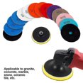 thumbnail image 4 of 15pcs Diamond Polishing Pads Kit 4 Inch 100mm Wet/dry For Granite Stone Concrete Marble Polishing U, 4 of 5