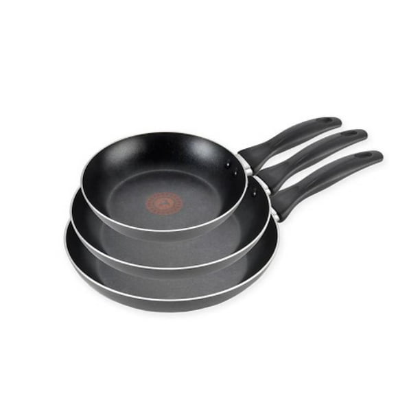 Tfal® Pure Cook Nonstick Aluminum 3Piece Fry Pan Set in Black