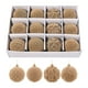 thumbnail image 1 of Adornos navideños flocados de terciopelo pintado de plástico para árbol de Navidad, 6 cm, 12 unidades, en caja, 1 of 7