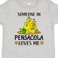 thumbnail image 4 of Inktastic Someone in Pensacola Loves Me Beach Vacation Boys or Girls Toddler T-Shirt, 4 of 5