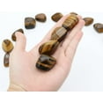 thumbnail image 3 of Nvzi 10 Packs of Tumbled Polished Natural Tiger's Eye Stones for Tumbling, Cabbing, Fountain Rocks, 3 of 5