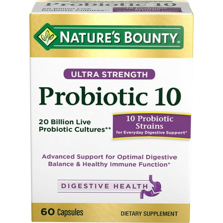 Nature's Bounty Advanced Probiotic 10 Capsules, 60 count