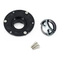 thumbnail image 4 of S SERENABLE Fuel Tank Lid Modified Portable Practical Professional Accs Metal Grey, 4 of 4