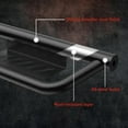 thumbnail image 5 of Running Boards w/Two Stairs Design All-Steel Build, Bolt-on Side Steps Compatible with 2018-2025 Jeep Wrangler JL 4 Door, Black Powder Coated Nerf Bar, 5 of 7