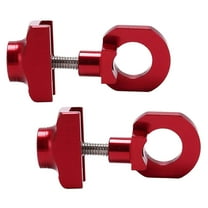 SWETRACE 2Pcs Red Aluminum Alloy Chain Tensioner for Bicycles and Bikes