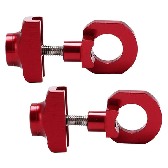 SWETRACE 2Pcs Red Aluminum Alloy Chain Tensioner for Bicycles and Bikes