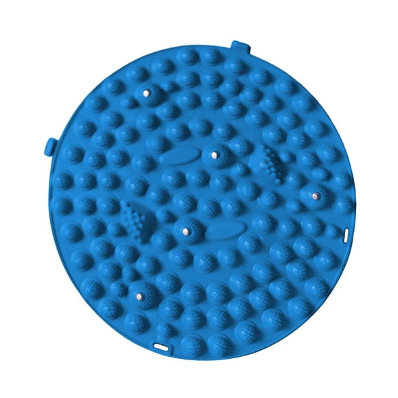 Zentra Tapis de Massage pour Pieds en ABS Antidérapant, Coussinet de Massage pour Zones Sensibles, Corps Entier, Bleu