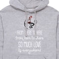 thumbnail image 3 of Dr. Seuss - Valentine's Day with Cat In The Hat - Men's Pullover Hooded Fleece Sweatshirt, 3 of 6