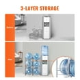 thumbnail image 3 of VEVOR Porte-Bouteille à 3 Niveaux Double Rangée pour 6 Bouteilles Argent, 3 of 9