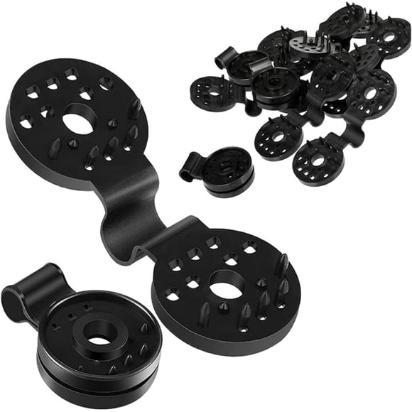 SHSLING 100/50Pcs Cloth Plastic Clips Sunshade Net Fixing Clip Shade Fabric Attachment and Placement for Sun Shade Net Anti Bird Garden Netting, Shade Netting Fabric Accessories Round Shade