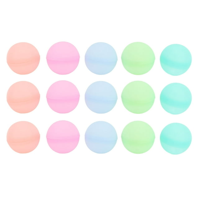15 globos de agua reutilizables de silicona de llenado rápido de agua a granel para ni?os de verano