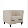 thumbnail image 5 of Uspridefurniture Omnisphere 33.07'' Velvet Square Armchair -Beige, 5 of 5